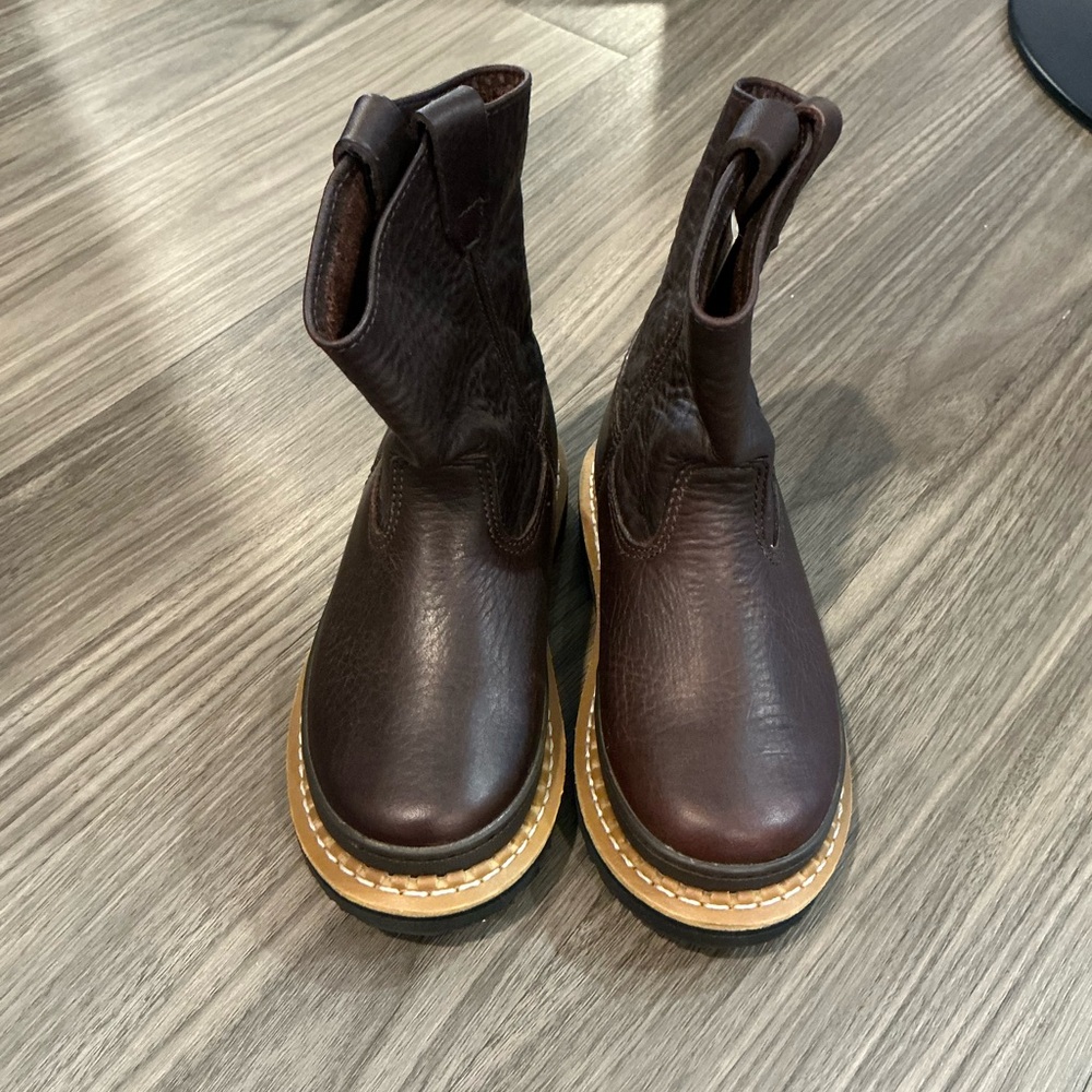 Georgia Boot Kids Brown Leather Boots